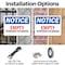 Signmission Empty Nitrogen Cylinders, 24 in W x Rectangle, Plastic OS-2PACK-NS-P-1824-L-15622 - alternate 4
